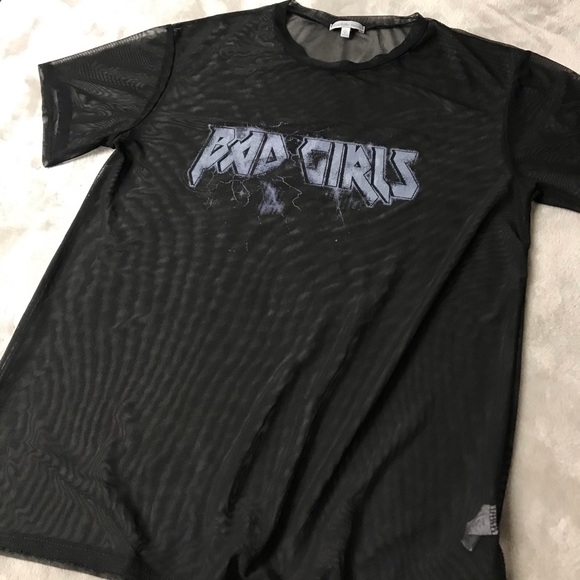 Charlotte Russe Sheer Mesh See Through Top - Picture 6 of 11